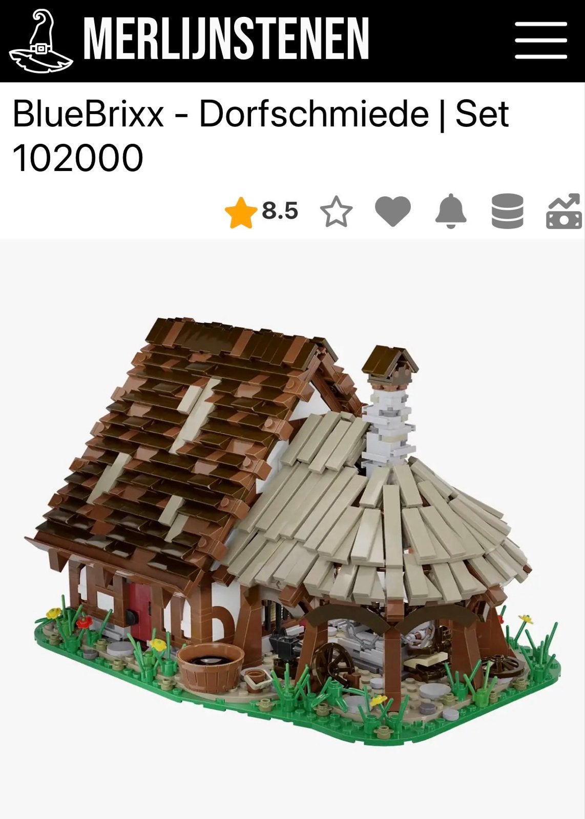 BlueBrixx Dorpssmid | Set 102000 - Nieuw in doos, Ophalen of Verzenden, Nieuw, Overige merken