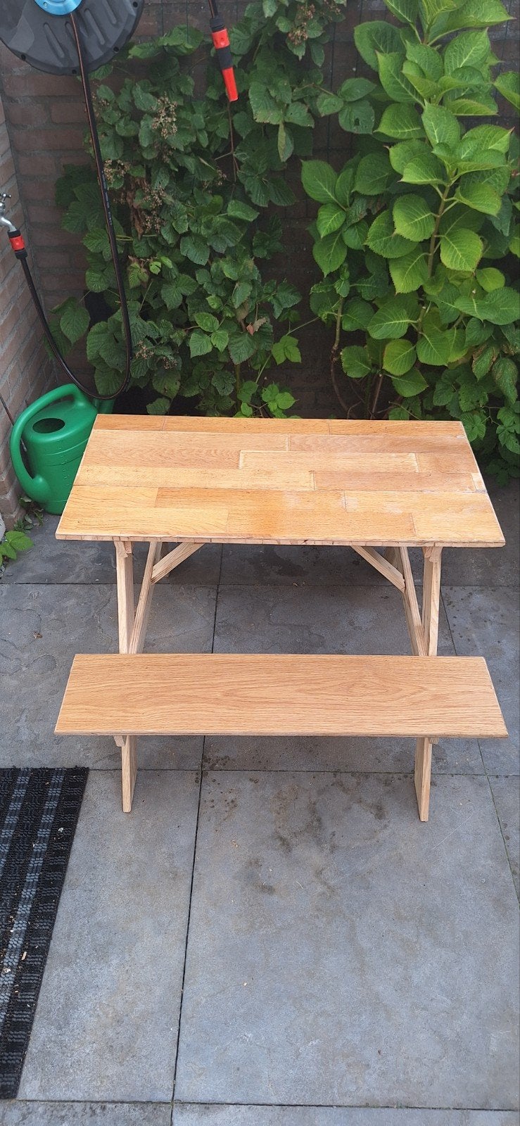Houten picknicktafel voor kinderen, Tuin en Terras, Nieuw, Rechthoekig, Hout, Ophalen