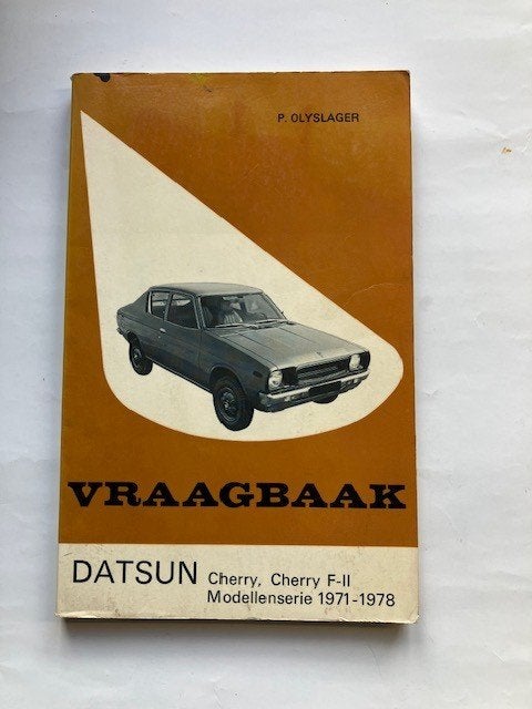 Vraagbaak Datsun Cherry, Cherry F-II (1971-1978), Ophalen of Verzenden