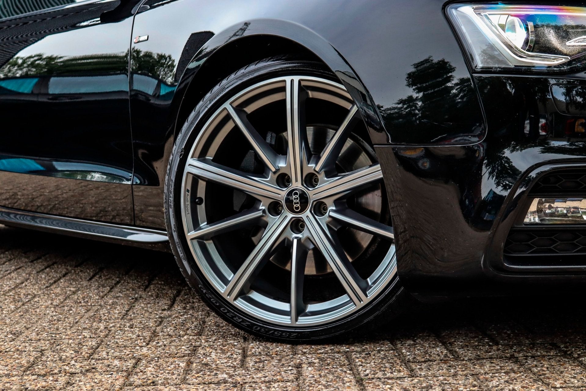 Audi A5 Coupé 3.0 TFSI Quattro 2x S-line B&O ORIGINEEL NL, Auto's, Gebruikt, 2995 cc, 4 stoelen, Leder en Stof