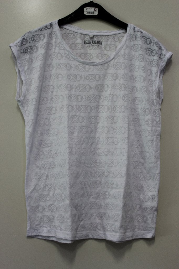 Wit shirt maat M, Maat 38/40 (M), Bella Ragazza, Wit, Ophalen of Verzenden