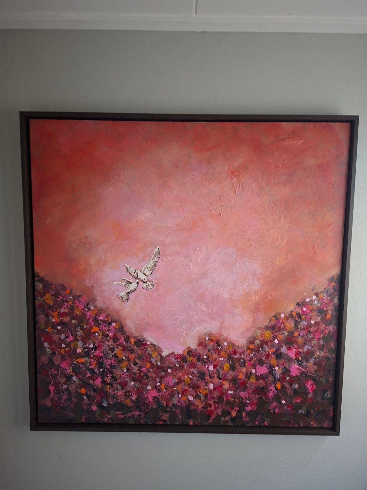 see the birds painting, Ophalen of Verzenden