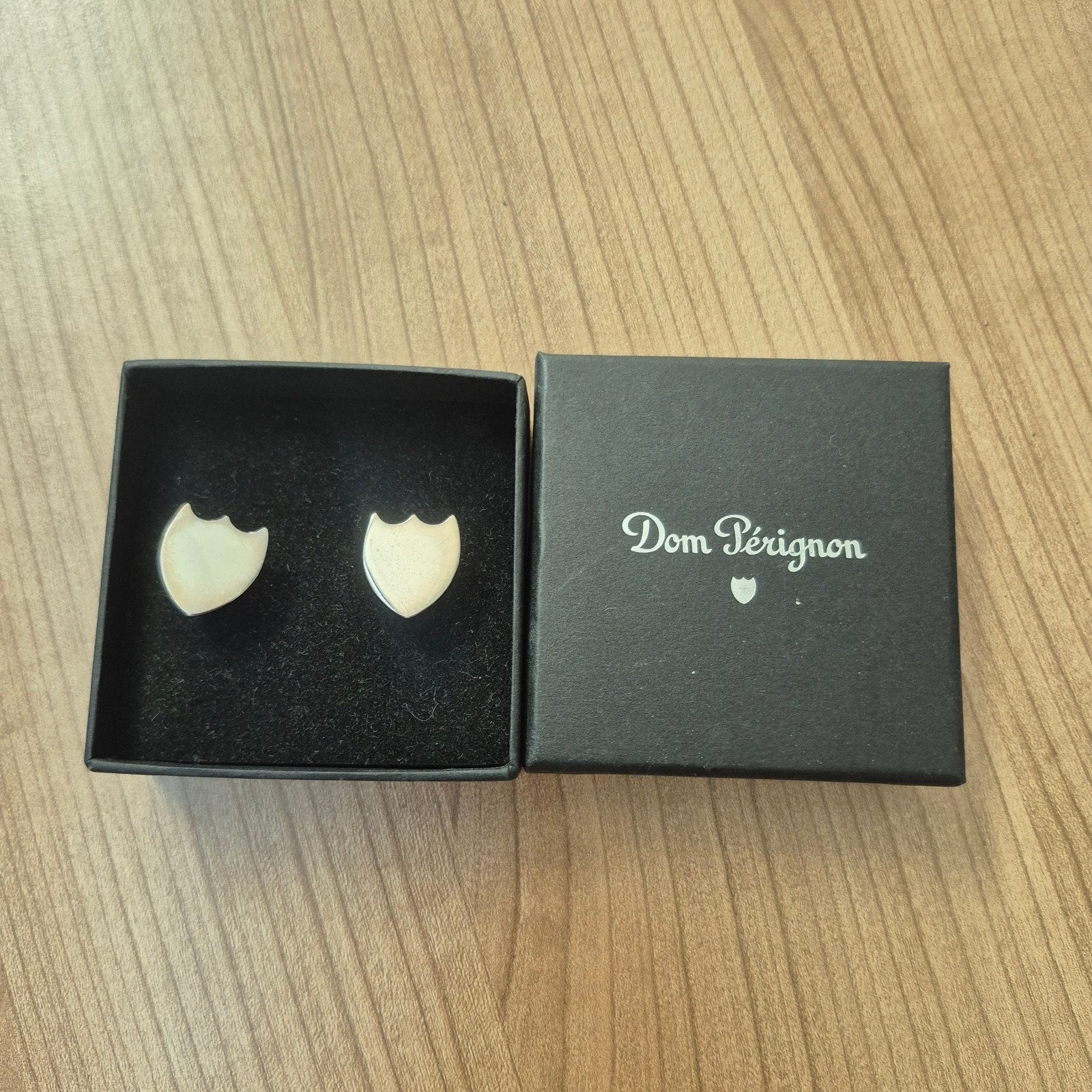 Dom Perignon cufflinks / manchetknopen, Ophalen, Overige materialen