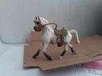 Schleich paard met zadel 1, dierfiguur, Ophalen of Verzenden, Gebruikt, Paard, Beeldje of Figuurtje