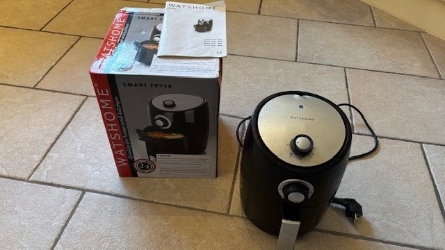 Air fryer, smart fryer Watshome GL-801, 1000 w zwart grijs, Ophalen of Verzenden, Gebruikt, Airfryer