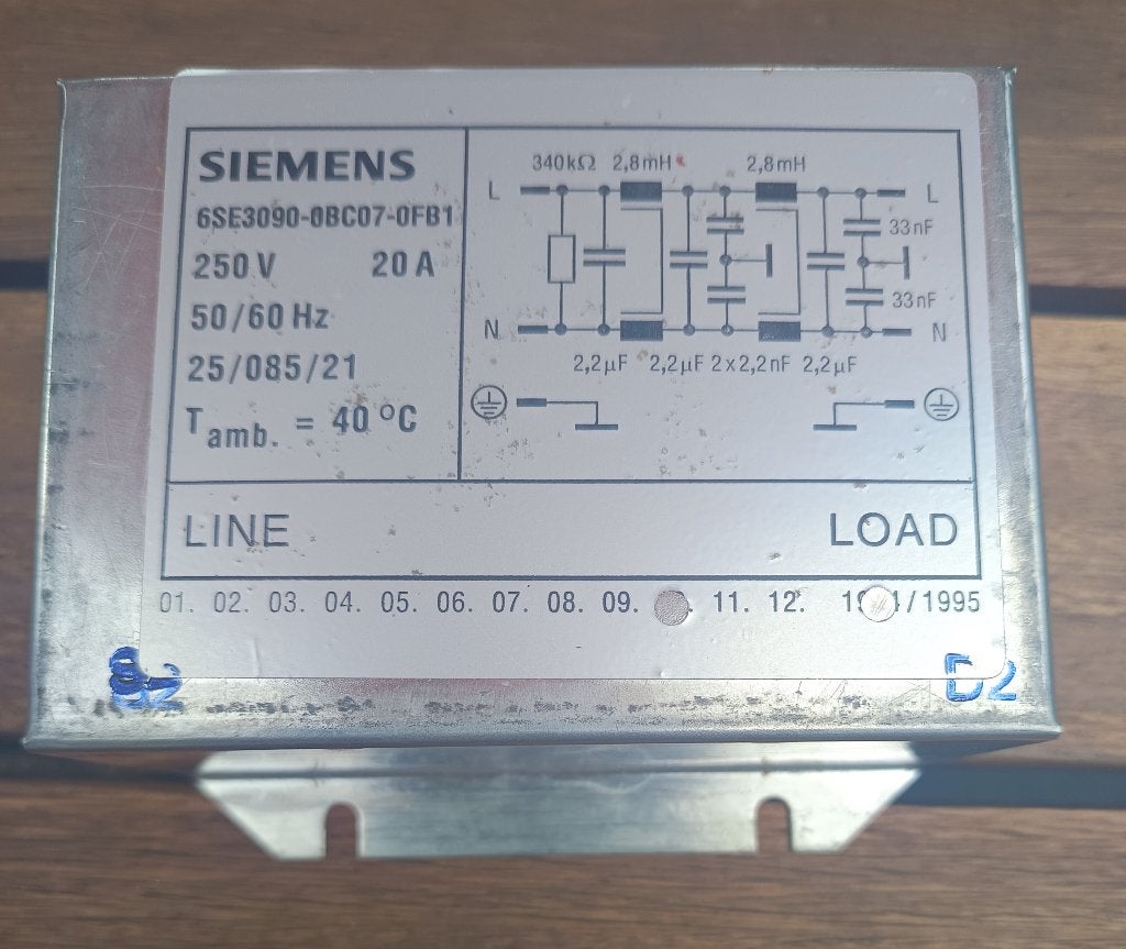 Siemens EMC-RFI Net filter, Ophalen of Verzenden, Gebruikt