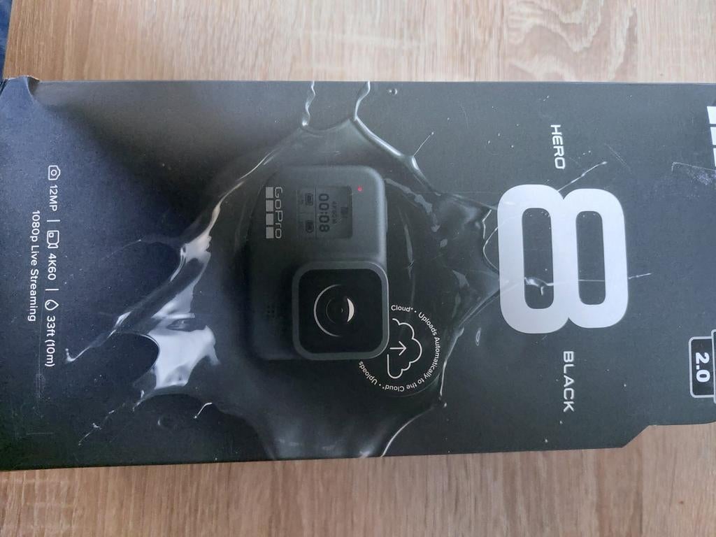 Gopro 8 inclusief doos,boekje en toebehoren, Audio, Tv en Foto, Actiecamera's, Ophalen of Verzenden, Overige merken