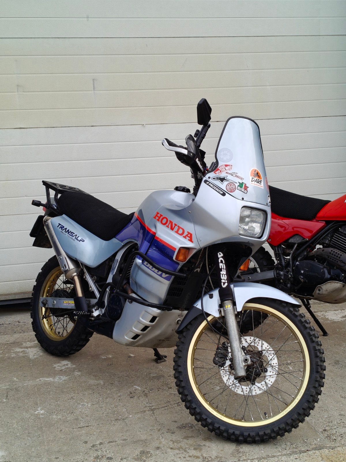 1987 Honda transalp xl600v, 2 cilinders, Sportuitlaat, Motorrijbewijs A, Gebruikt