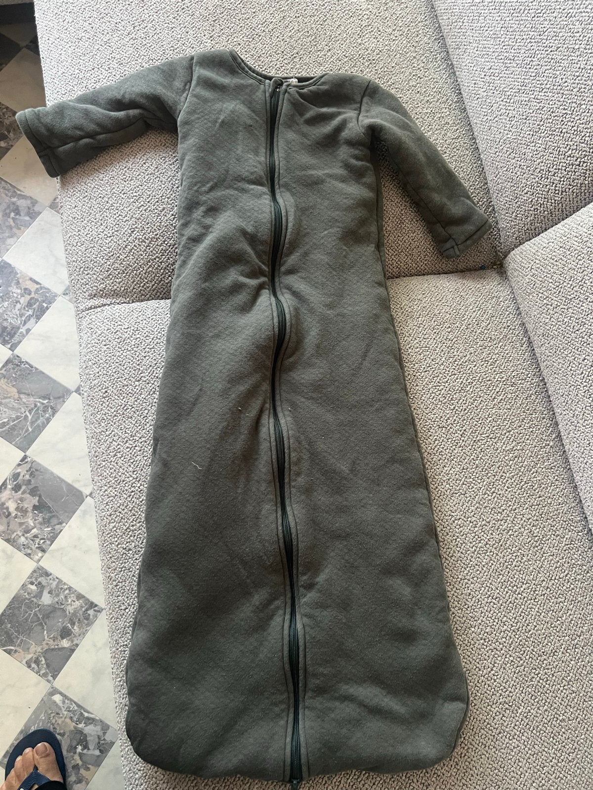 Snoozebaby slaapzak 9-24 maanden, 74-95 cm, Groen, Gebruikt, Slaapzak, Overige merken