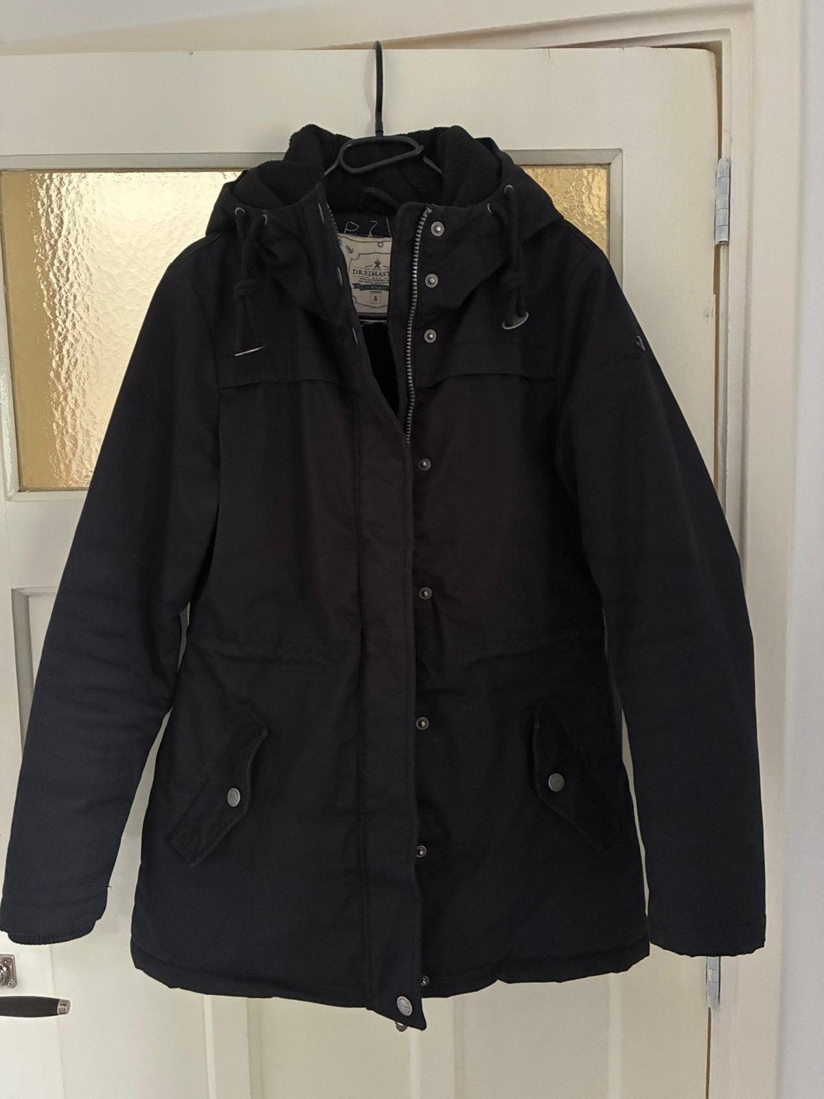 Winterjas, maat S, Kleding | Dames, Jassen | Winter, Verzenden, Zo goed als nieuw, Maat 36 (S), Zwart
