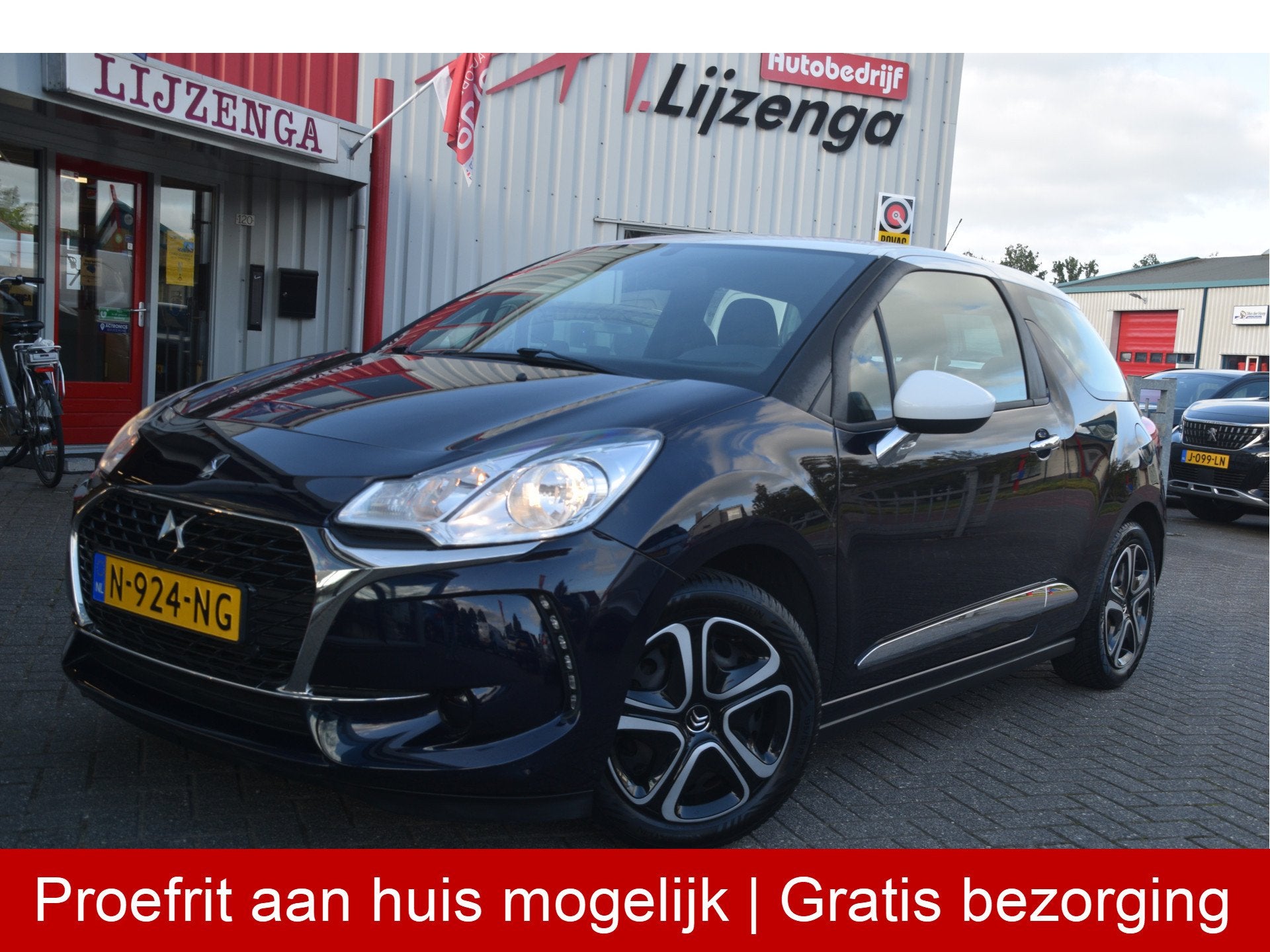 DS DS 3 1.2 PureTech So Chic LMV | Airco | PDC | Bluetooth |, Auto's, Stof, Gebruikt, 1199 cc, Bedrijf