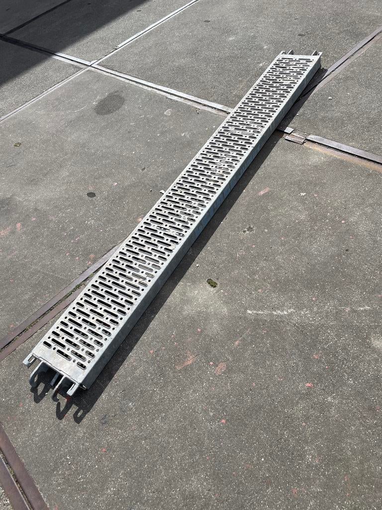 Stalen steigerplanken/ oprijplaten, Ophalen, Gebruikt, Overige typen, Minder dan 2 meter