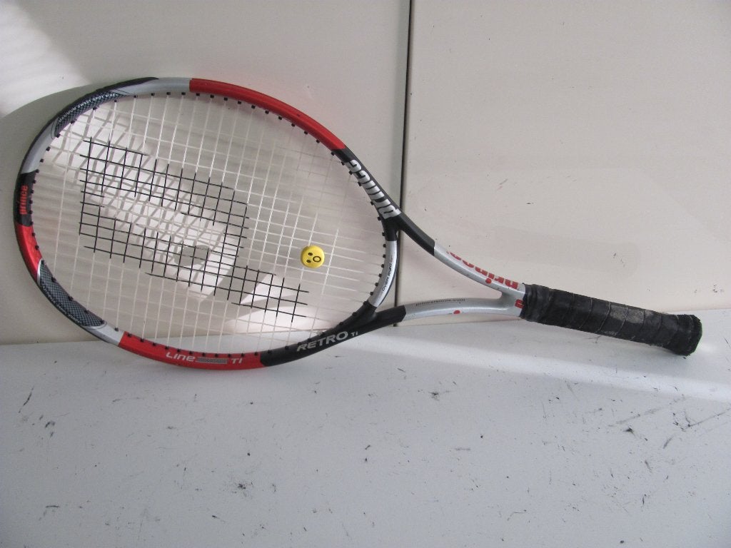 Tennisracket van Prince de retro ti power line, L1, Prince, Ophalen of Verzenden, Zo goed als nieuw