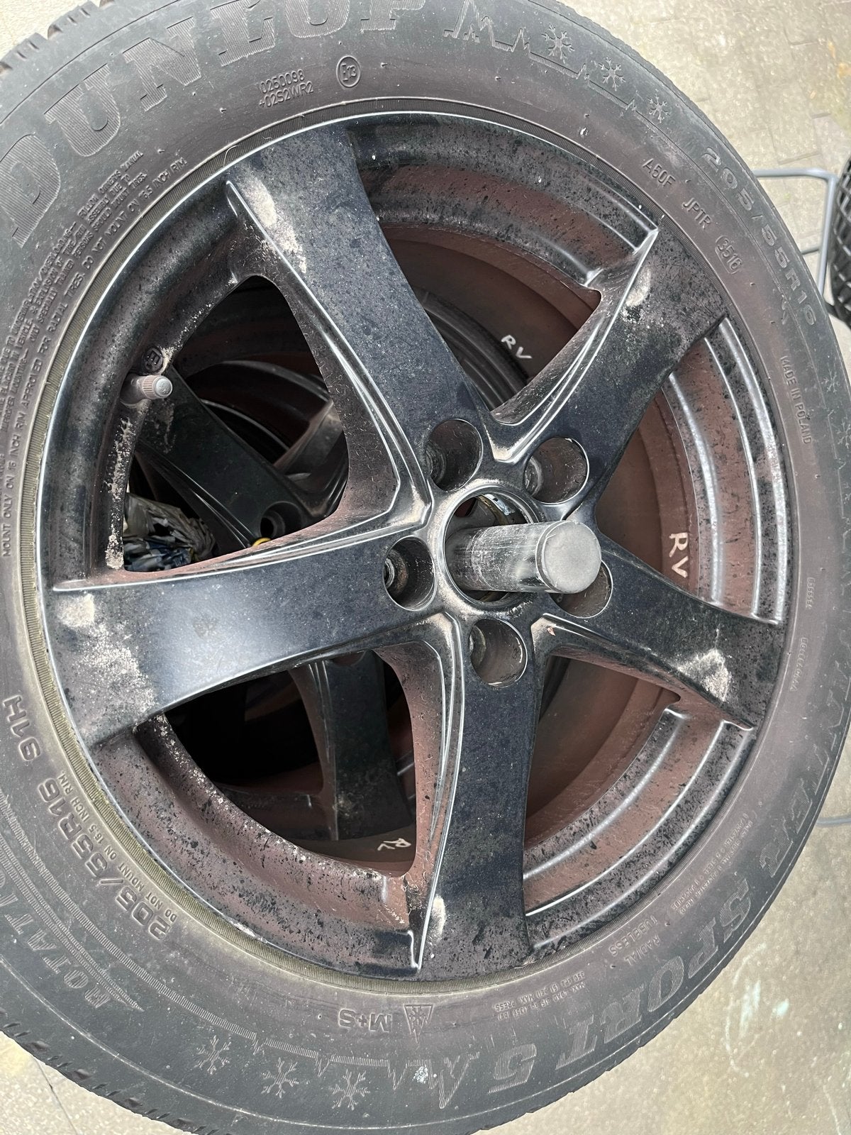 Ford/Volvo Dezent 16 inch velgen+winterbanden+velgenboom, Ophalen, Gebruikt, 16 inch, Banden en Velgen