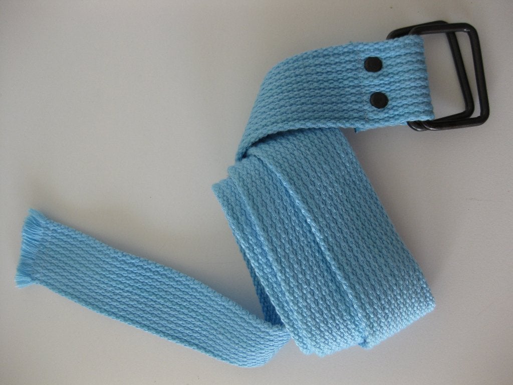 Belt / Riem lichtblauw 122 cm x 4,5, cm, Sieraden, Tassen en Uiterlijk, Overige Accessoires, Ophalen of Verzenden, Nieuw