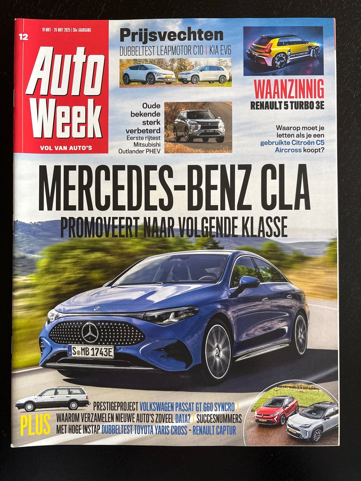 AutoWeek Magazine 19-26 Mei 2025 - Mercedes-Benz CLA, Boeken, Ophalen of Verzenden, Nieuw, Mercedes