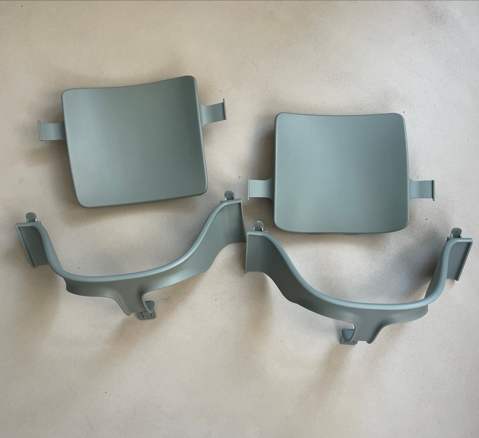 Stokke Tripp Trapp Baby Set - Grijs/Groen, Ophalen, Gebruikt, Meegroeistoel, Aanschuifbaar