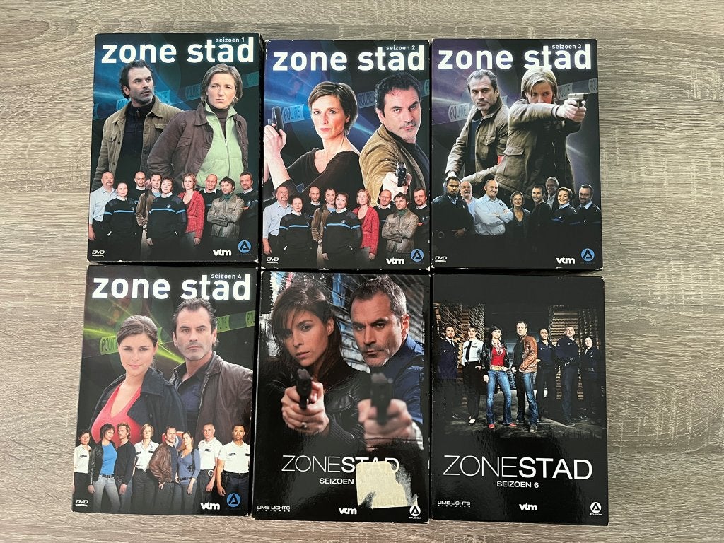 Dvd's Zone Stad / Zonestad - Seizoen 1 t/m 6, Cd's en Dvd's, Dvd's | Tv en Series, Gebruikt, Seizoen 3, Vanaf 12 jaar, Thriller