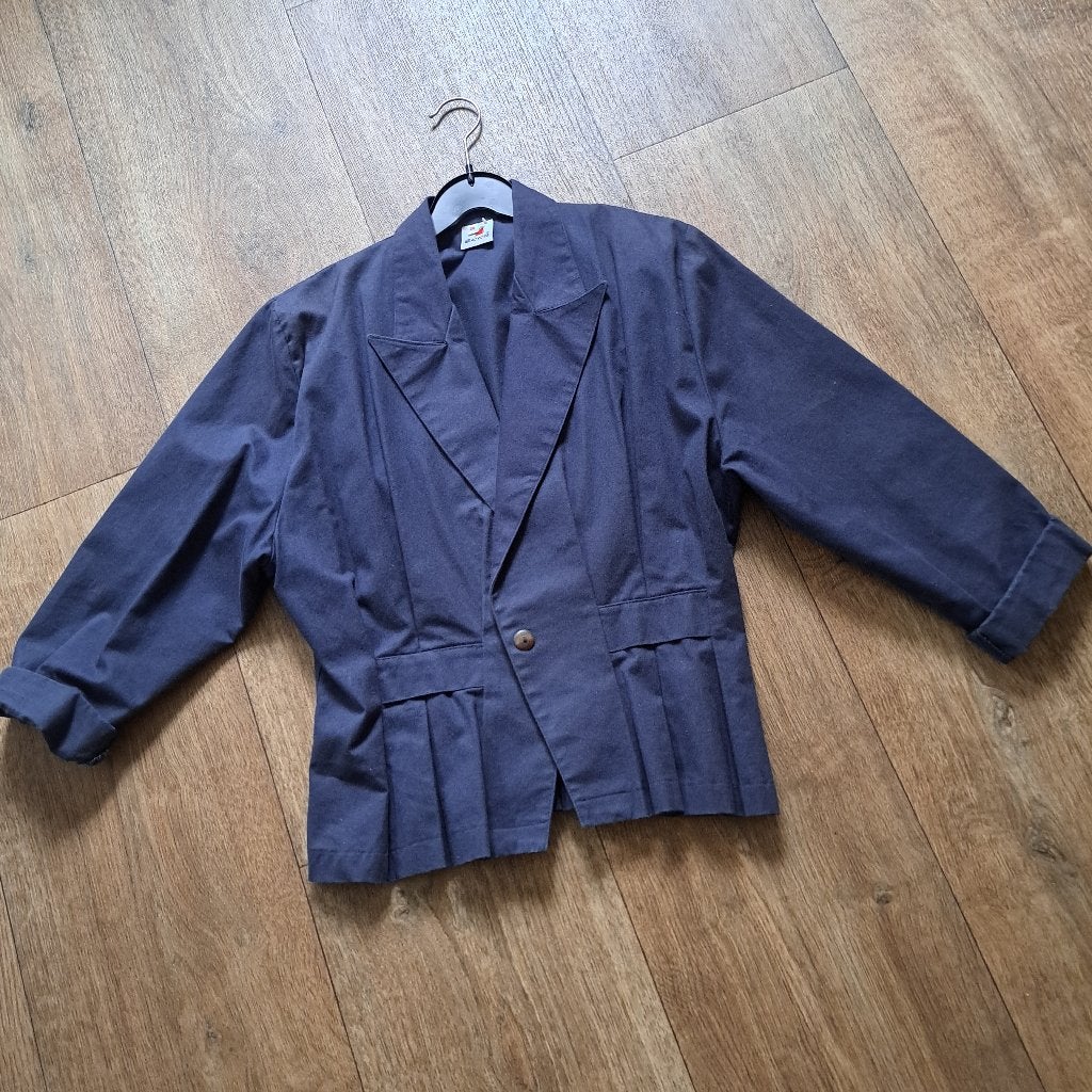 donker blauw jasje mt. M, Maat 38/40 (M), Ecco, Blauw, Ophalen of Verzenden