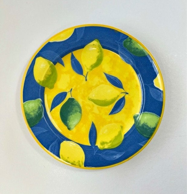 Faience ligne Hôtesse ontbijtbordje citroenen, Ophalen of Verzenden