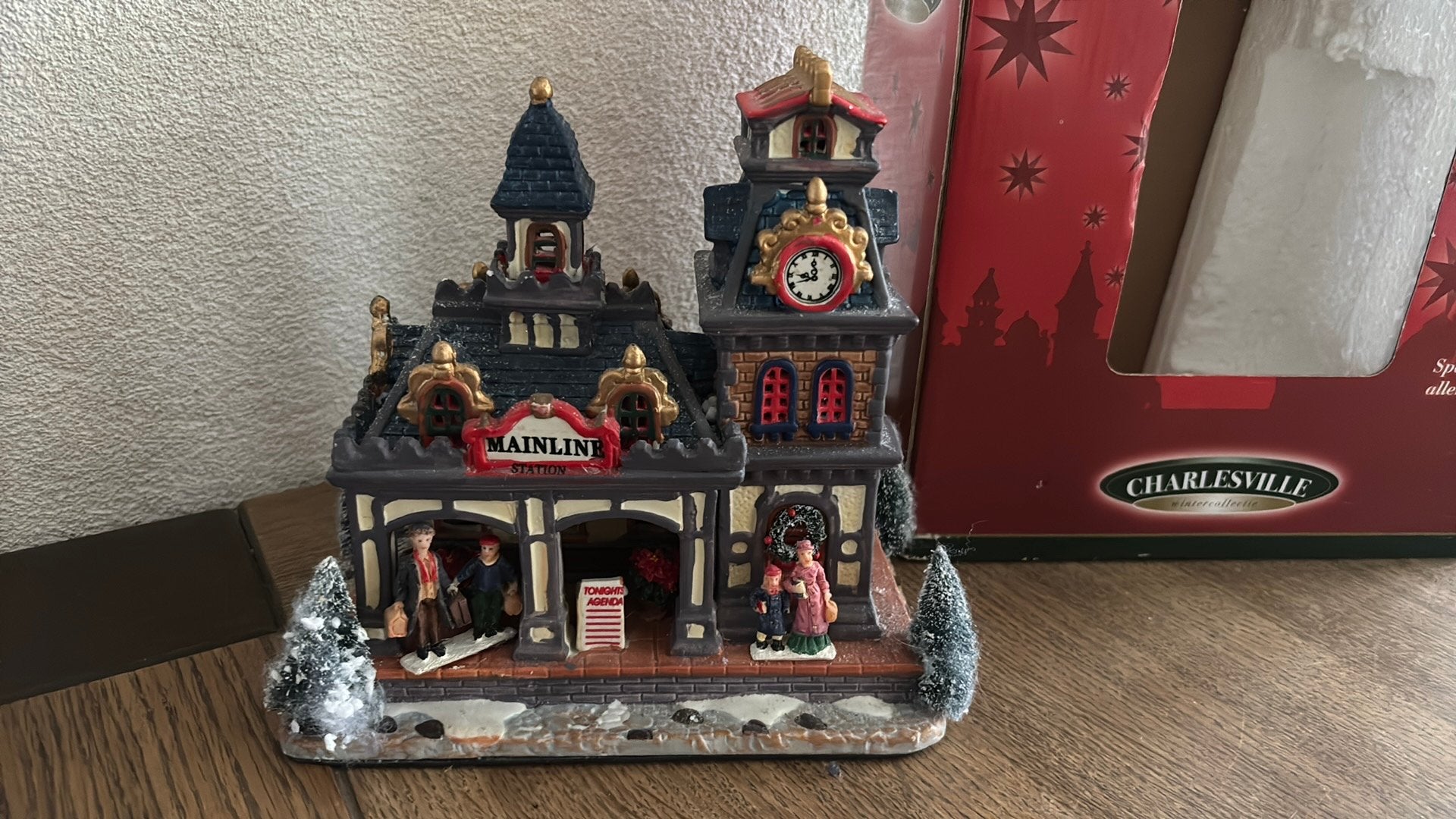 Kersthuisje kerstdorp Charlesville wintercollectie, Ophalen of Verzenden, Gebruikt