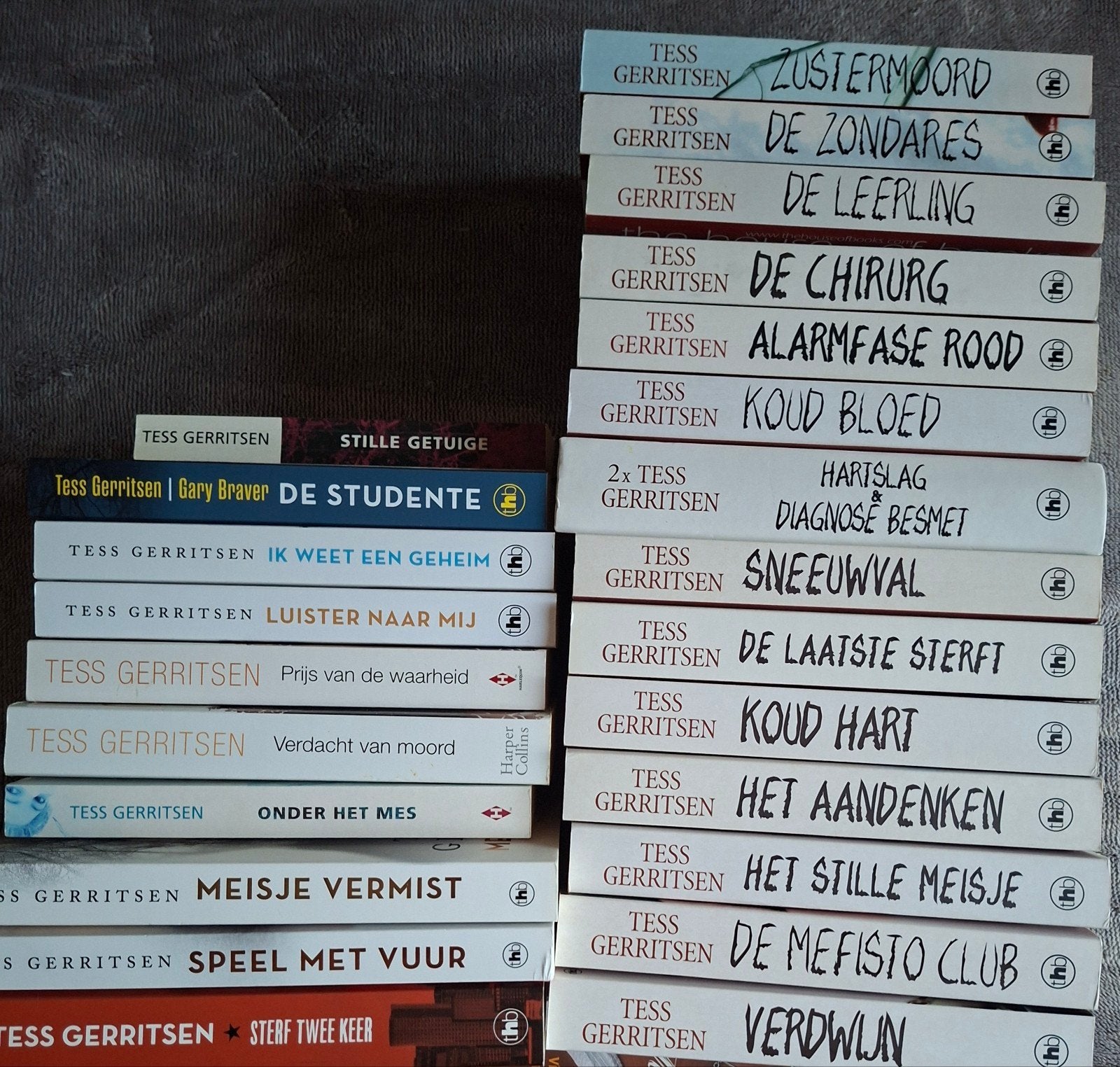 Heel veel boeken van Tess Gerritsen partij verzameling, Boeken, Ophalen, Zo goed als nieuw, Tess Gerritsen, Nederland