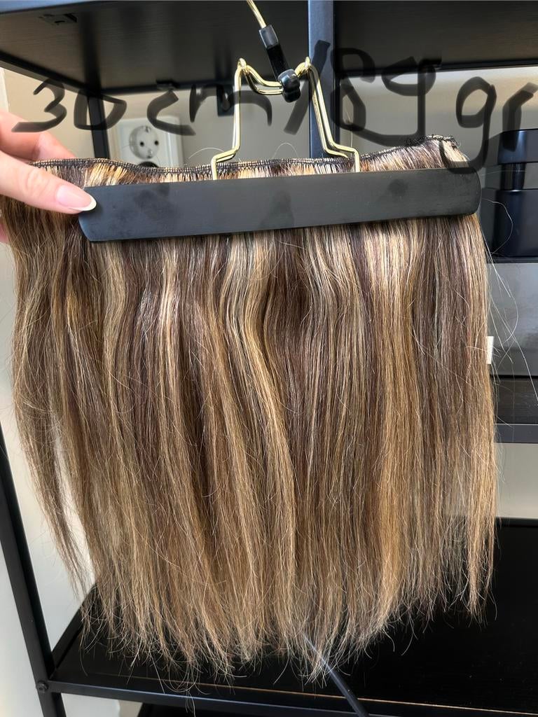 Haar extensions lichtbruin, Ophalen of Verzenden, Nieuw, Pruik of Haarverlenging