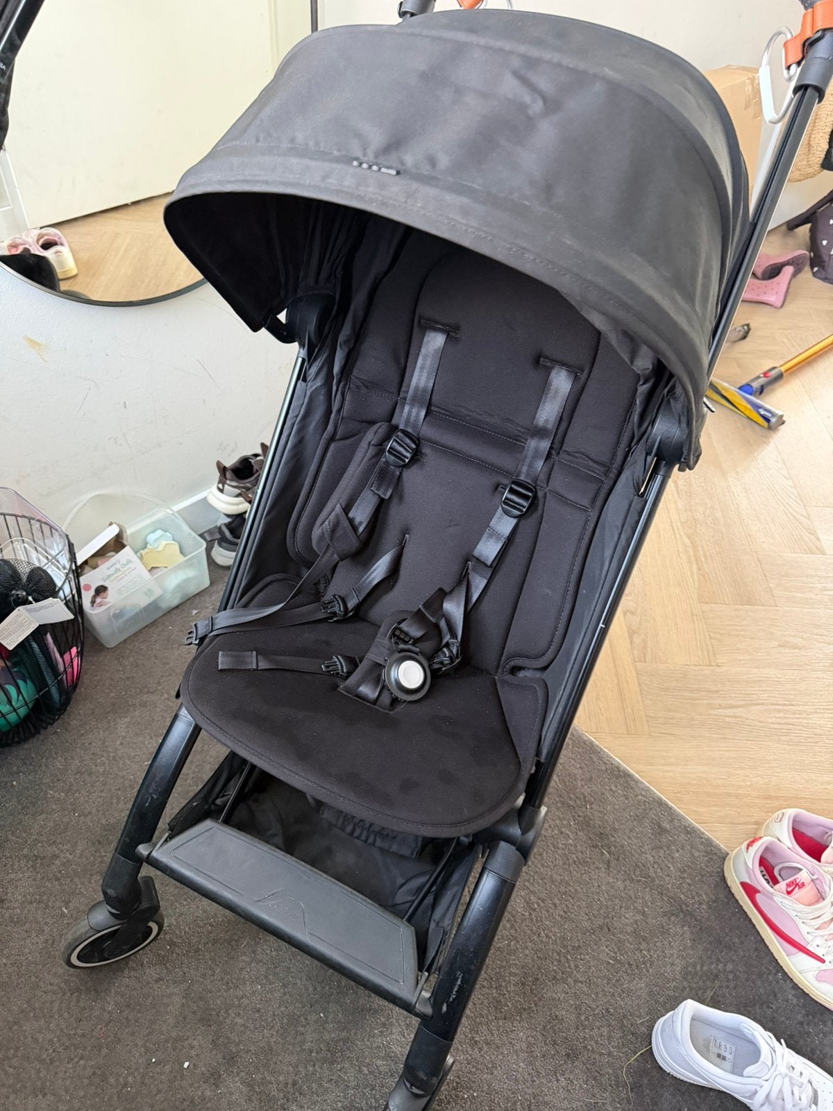 Joolz Aer+ Buggy met flessenhouder en haakjes, Ophalen, Zo goed als nieuw, Overige merken, Zonnekap