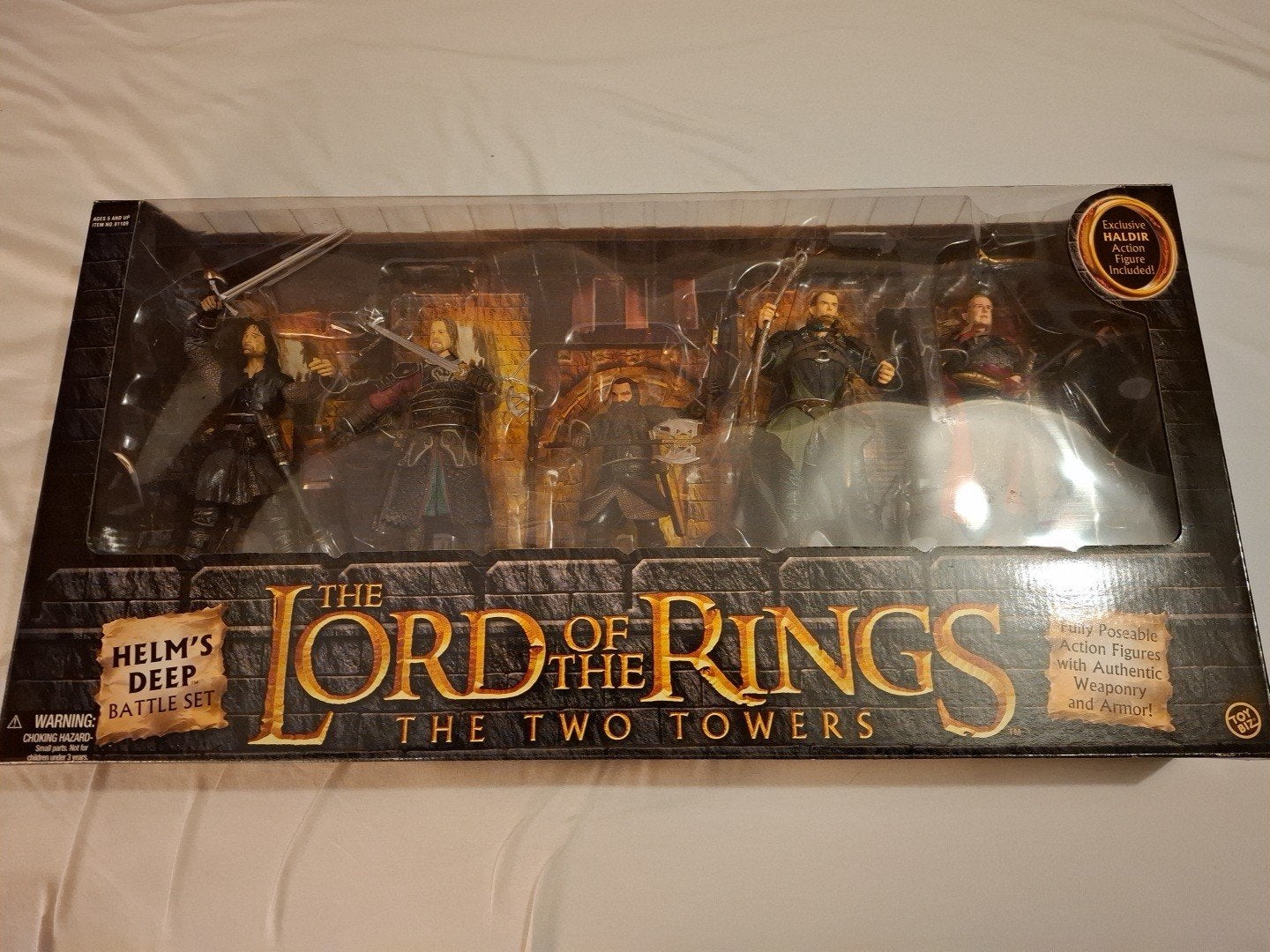 ToyBiz Lord of the Rings Helm's Deep Battle Set MIB, Verzamelen, Ophalen, Nieuw