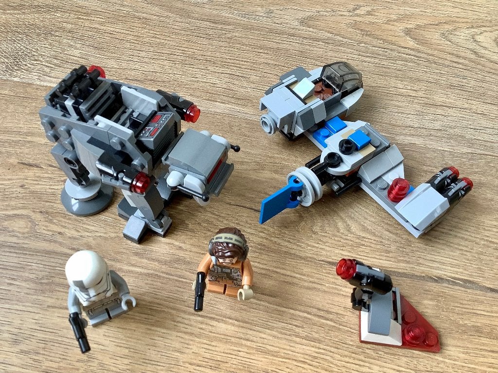 Lego Star Wars 75195 Ski Speeder vs. First Order Walker, Gebruikt, Star Wars, Lego, Compleet