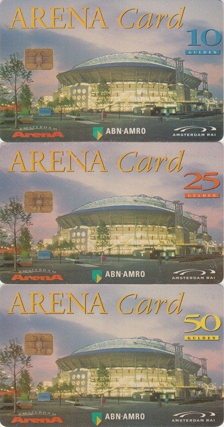 ArenA kaarten serie A003.01/03 ArenA Buitenkant gebruikt, Ophalen of Verzenden, Nederland