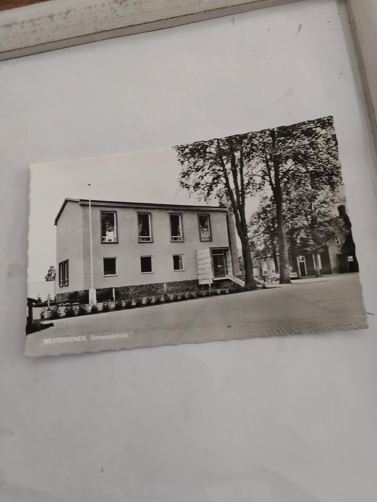 WESTERHOVEN.  GEMEENTEHUIS, Verzamelen, Ansichtkaarten | Nederland, Ophalen of Verzenden, 1960 tot 1980