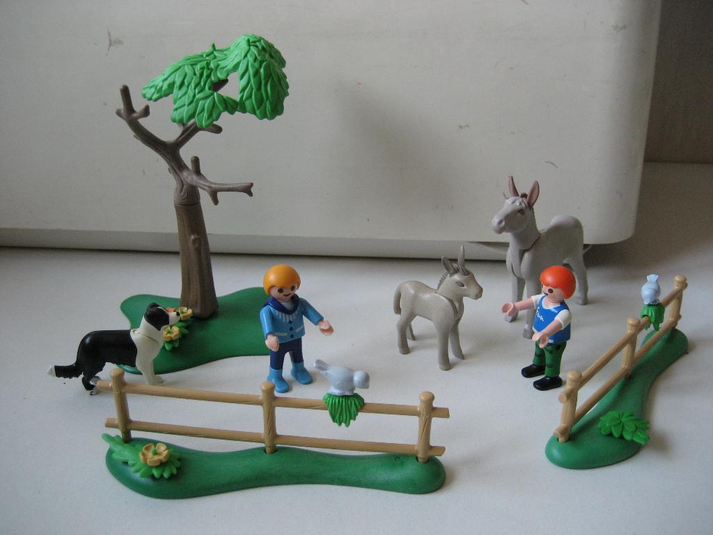 playmobil kinderen bij ezeltjes, Ophalen of Verzenden, Zo goed als nieuw