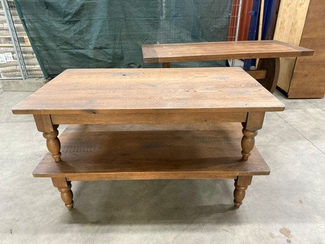 salontafel eiken, Ophalen, Gebruikt, 100 tot 150 cm, Eikenhout