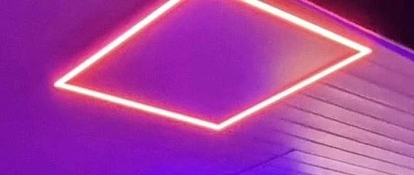Briljante Plafondlamp 60x60 RGB LED met Afstandsbediening, Huis en Inrichting, Lampen | Plafondlampen, Ophalen, Nieuw, Metaal