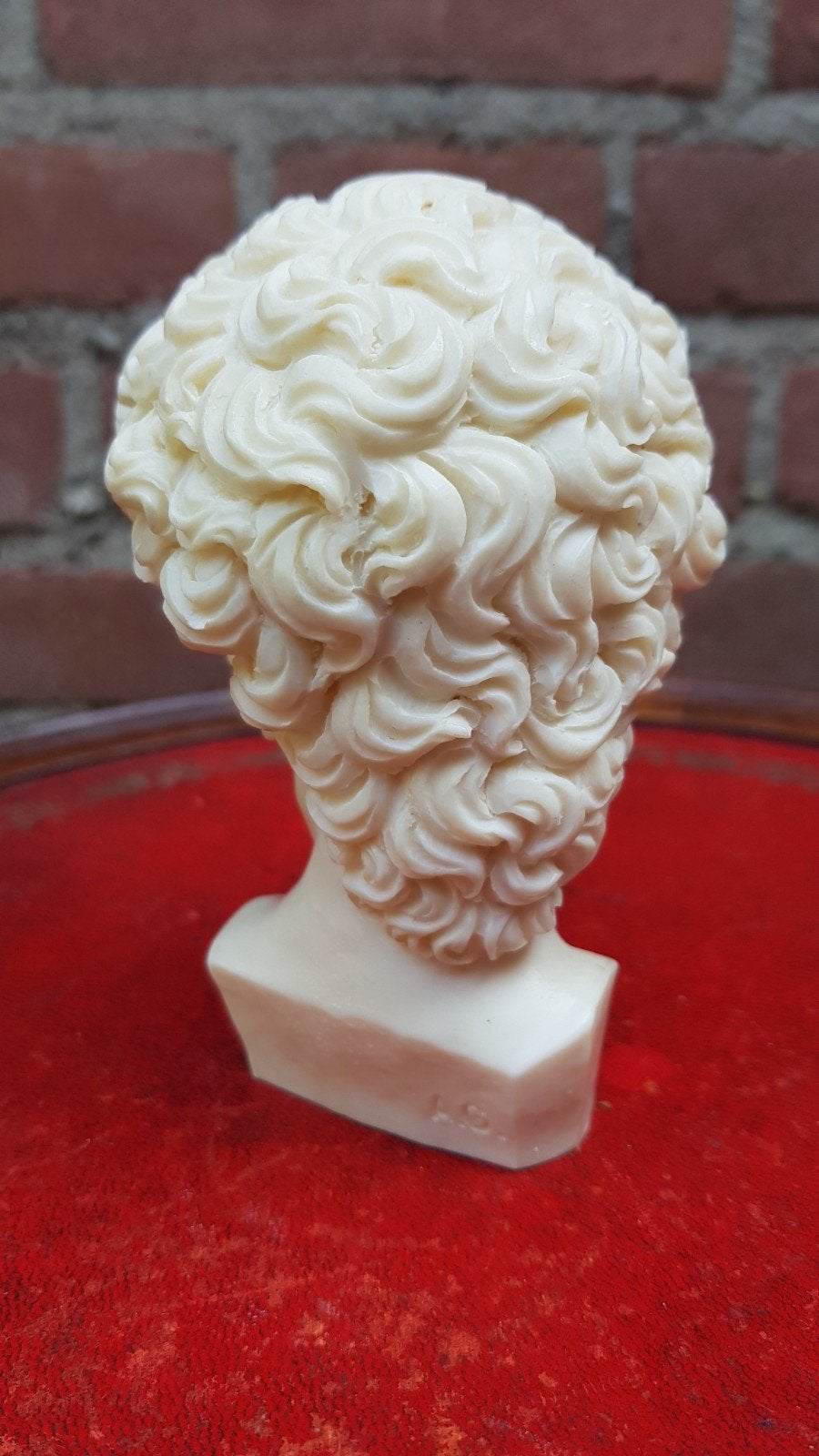 Vintage buste van david (michelangelo), Minder dan 20 cm, Buste, Ophalen of Verzenden, Wit