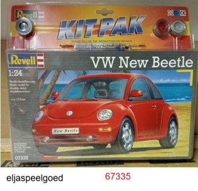 Modelbouw VW New Beetle Revell | Nr. 67335 | 1:24 model-set, Auto, Revell, Groter dan 1:32, Nieuw