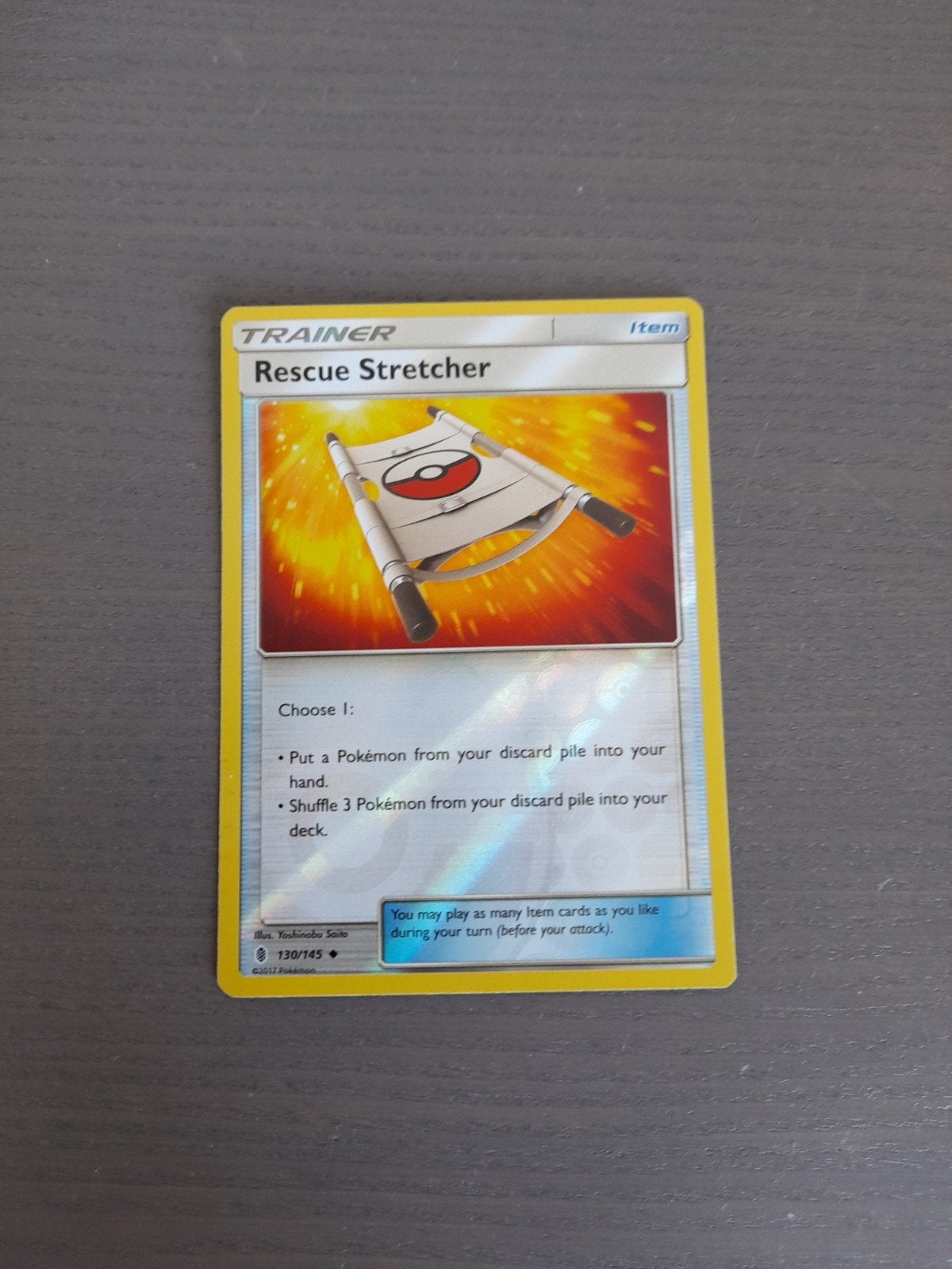guardians rising 130/145 rescue stretcher reverse, Ophalen of Verzenden, Gebruikt, Losse kaart, Foil