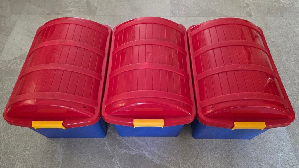 Opbergdozen 3 stuks, Doe-het-zelf en Verbouw, Ophalen, 40 tot 60 cm, 50 tot 75 cm, 35 tot 50 cm