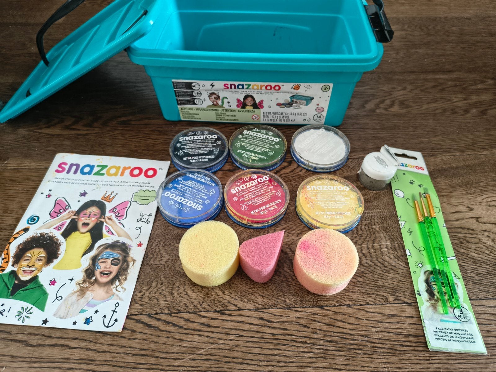 Snazaroo Schminkset met Koffer en Accessoires, Ophalen, Overige thema's, Meerkleurig, Zo goed als nieuw