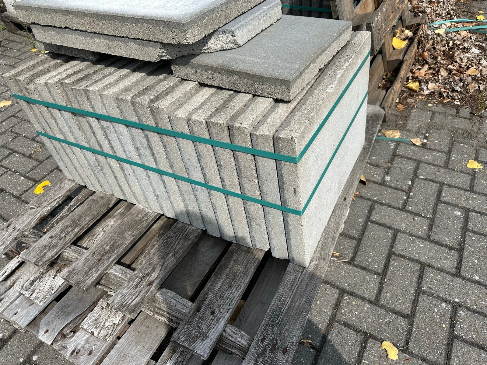 Betonnen terrastegels/klinkers - grijs, Ophalen, Nieuw, 10 m² of meer, Beton