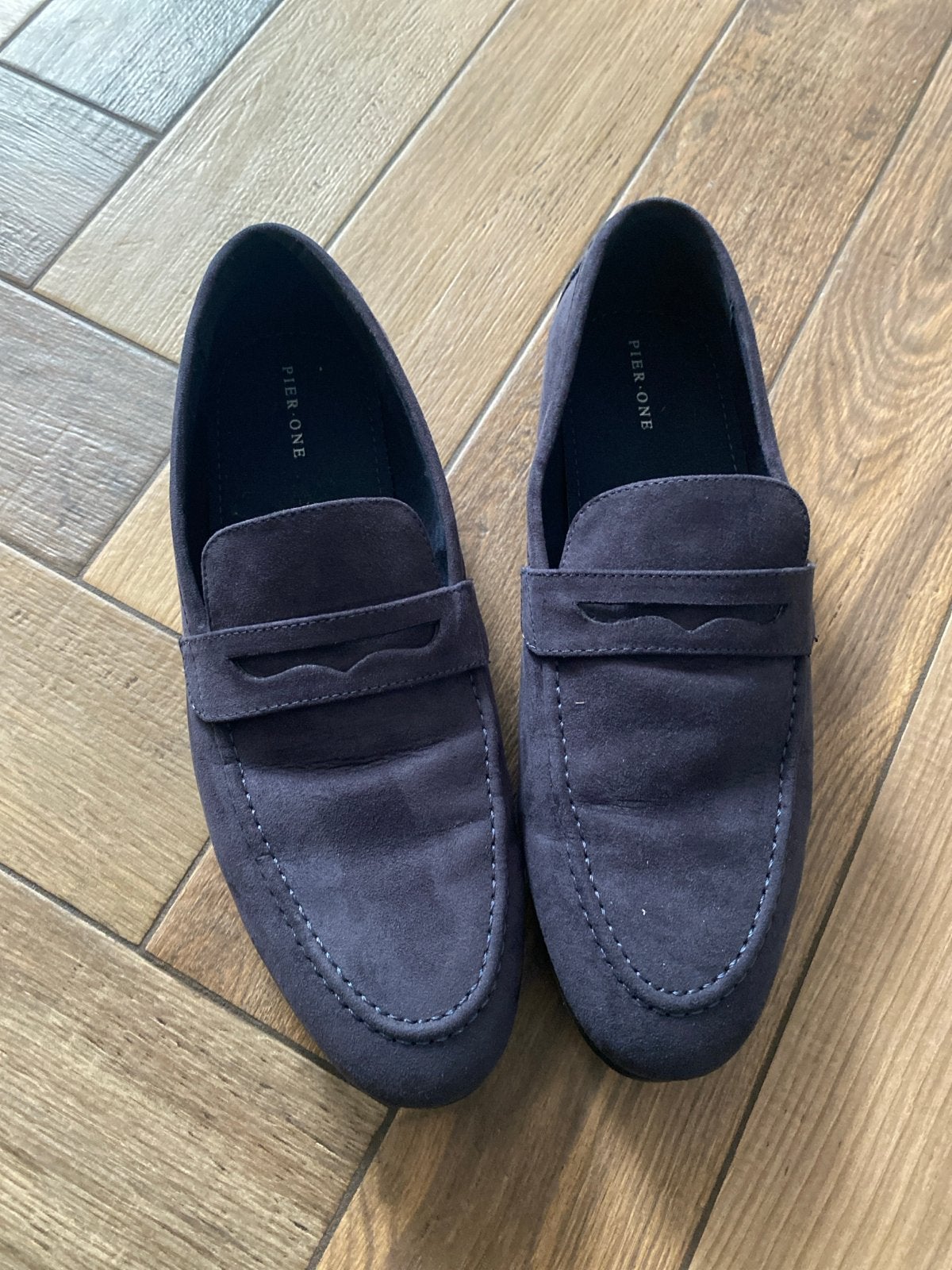 Pier One instappers - Zo goed als nieuw 43, Ophalen of Verzenden, Zo goed als nieuw, Blauw, Instappers