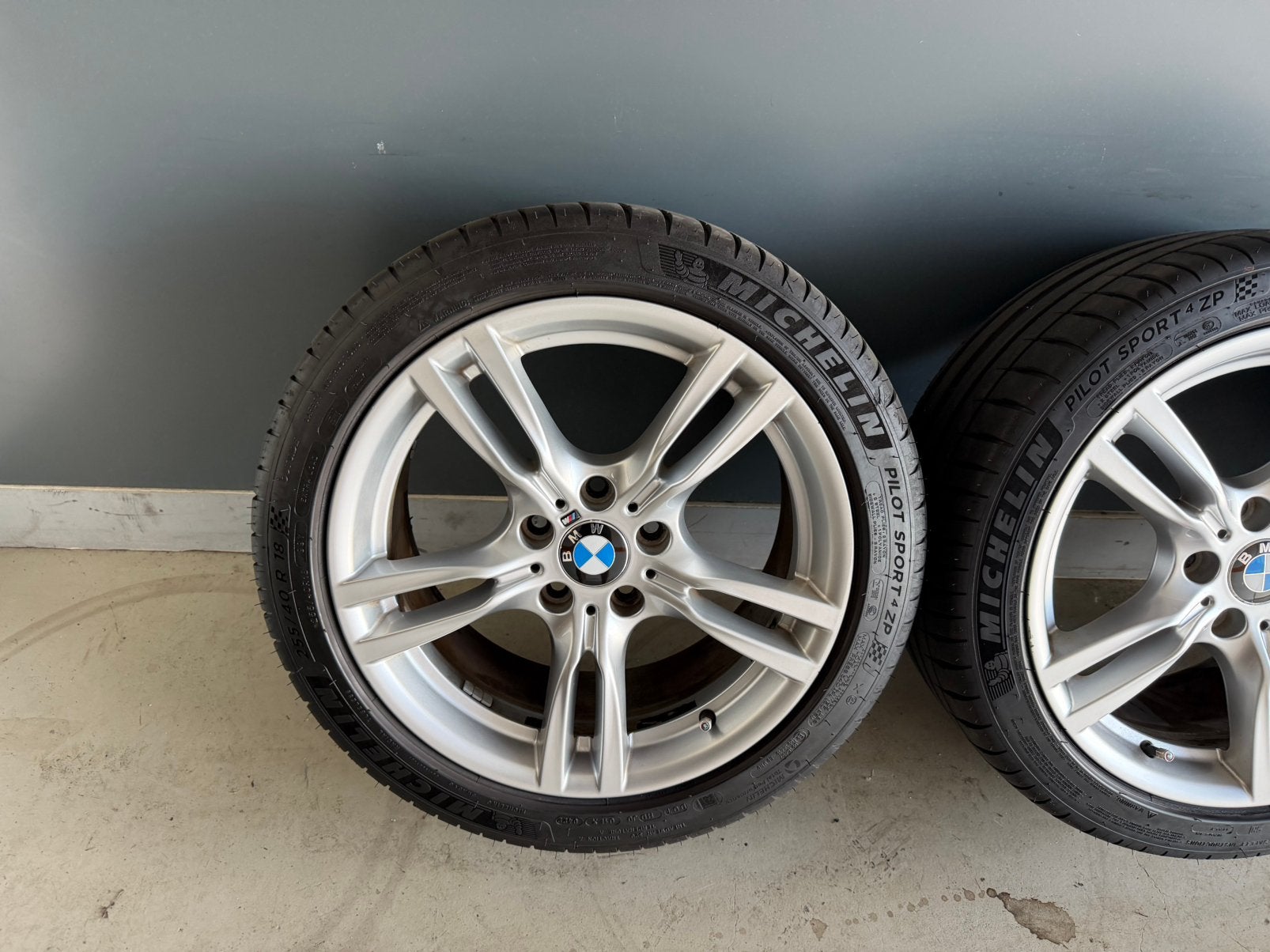 Bmw 3 4 serie 18 inch 400m velgen breedset Orig zomerset, Ophalen of Verzenden, 18 inch, Zomerbanden, Banden en Velgen