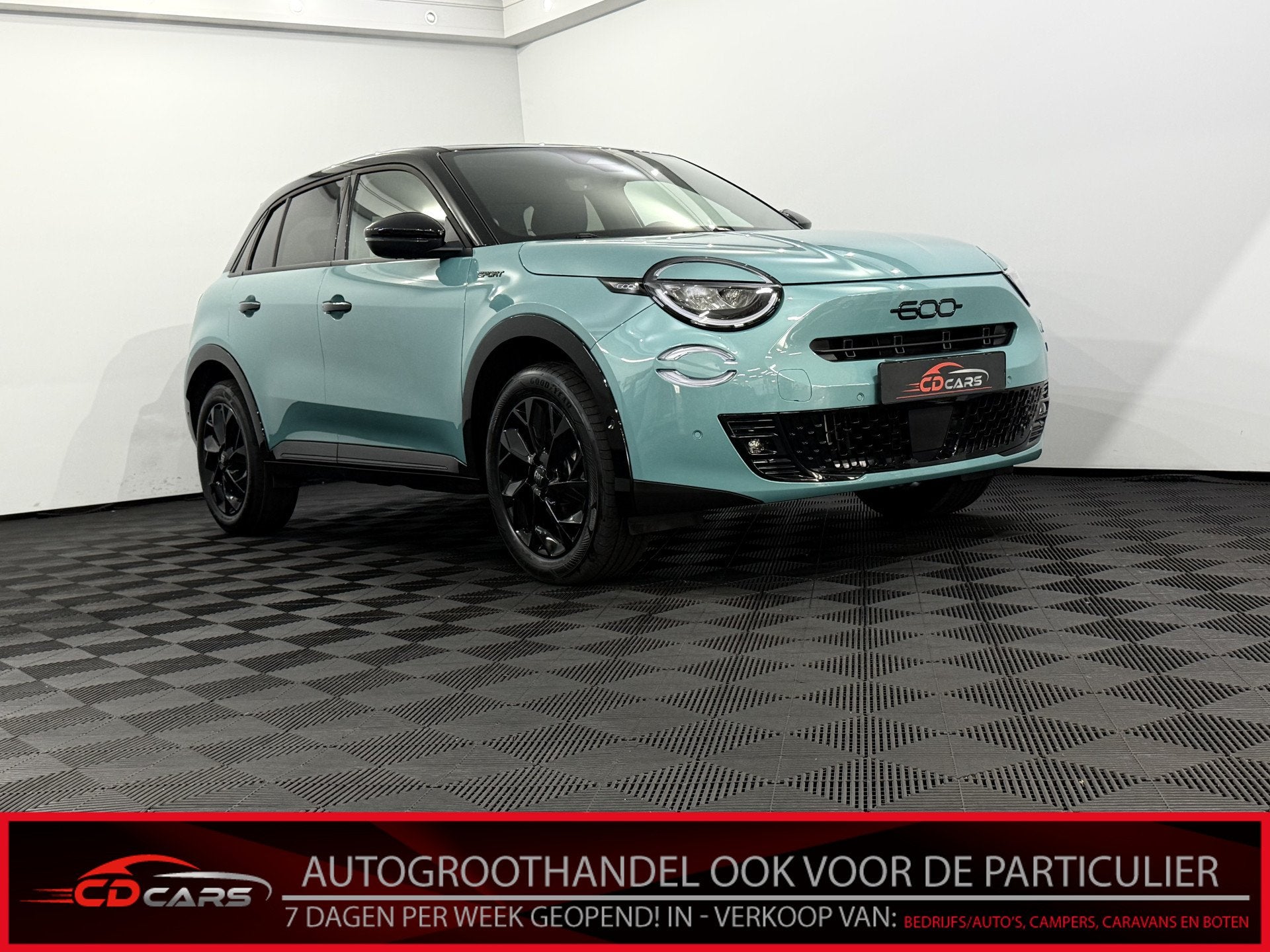 Fiat 600 1.2 Hybrid Sport 145PK Camera, Apple carplay, Rijst, Auto's, Fiat, Gebruikt, 1199 cc, Bedrijf, Hybride Elektrisch/Benzine