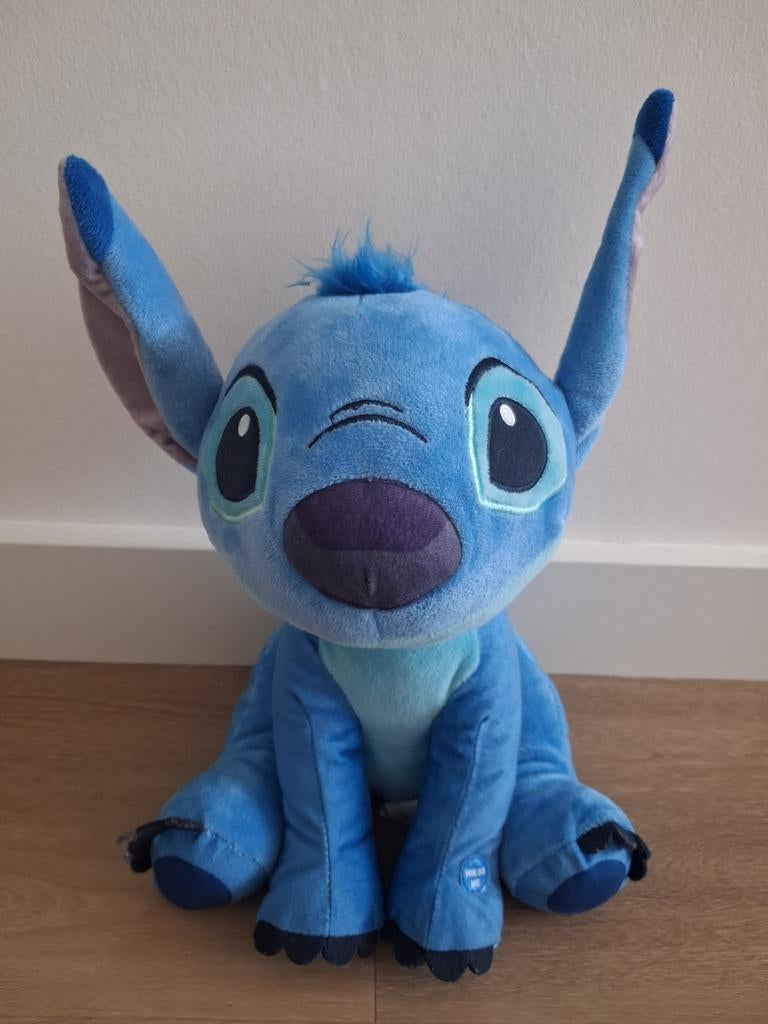 Knuffel Stitch geluid Disney 26 cm L1369, Ophalen of Verzenden, Zo goed als nieuw, Overige typen