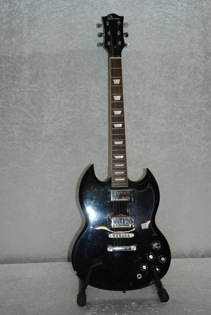Dimavery SG model DP529 elektrische gitaar met rondom schade, Gebruikt, ., Ophalen of Verzenden, Dimavery