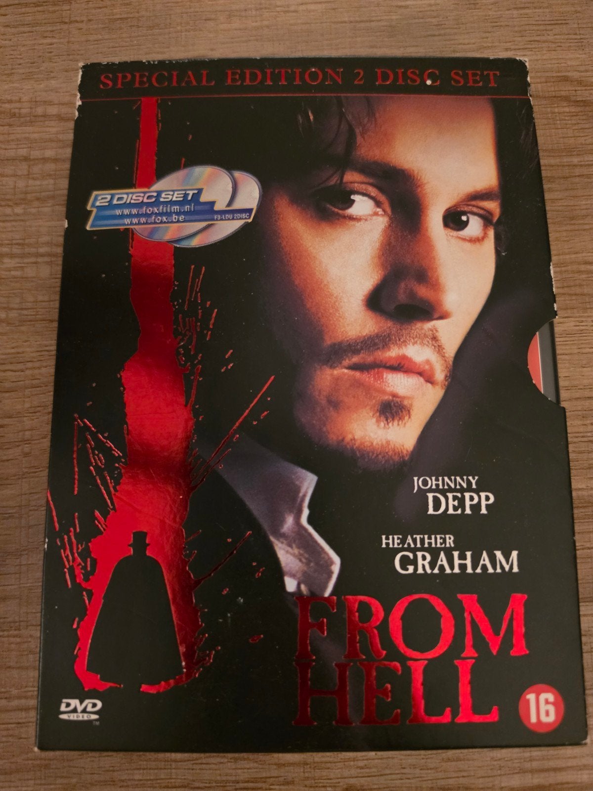 From hell , Johnny depp, Vanaf 16 jaar, Ophalen of Verzenden, Zo goed als nieuw