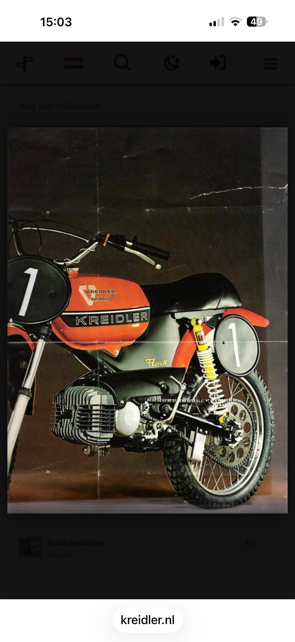 Gezocht: Spatborden, Buddy Seat, Achtervork Kreidler Formula, Ophalen, Gebruikt, Overige typen