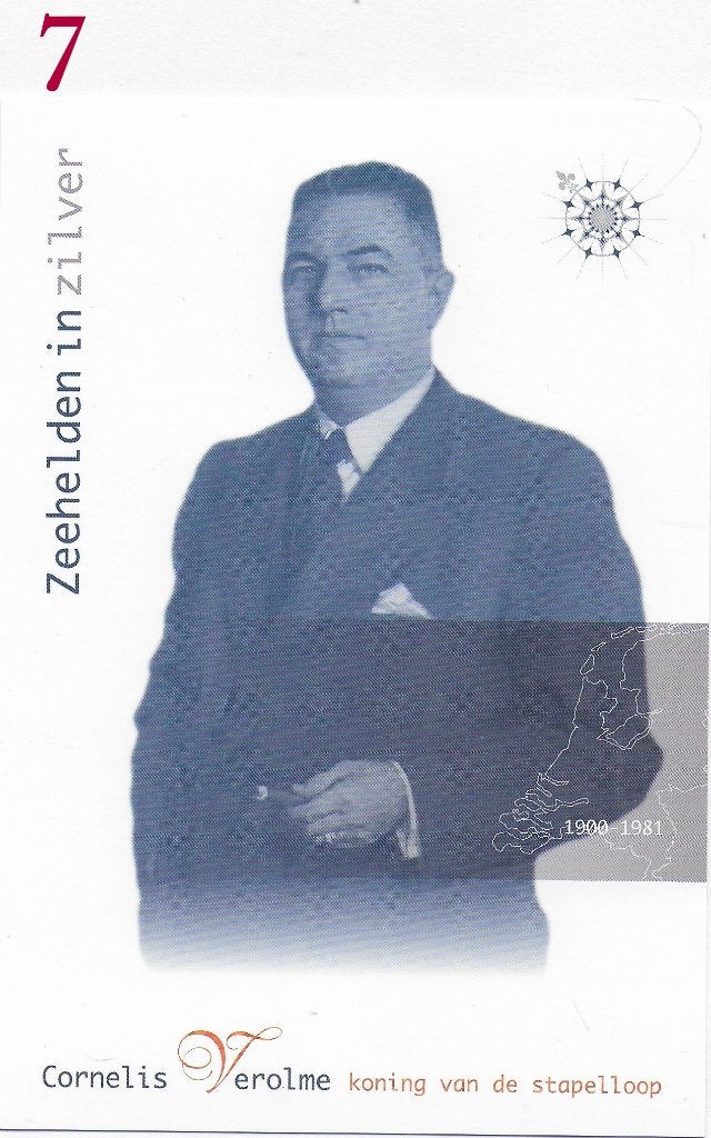 Ansichtkaart Zeeheld Cornelis Verholme ( B3856 ), Ophalen of Verzenden, Voor 1920, Ongelopen, Sterren en Beroemdheden