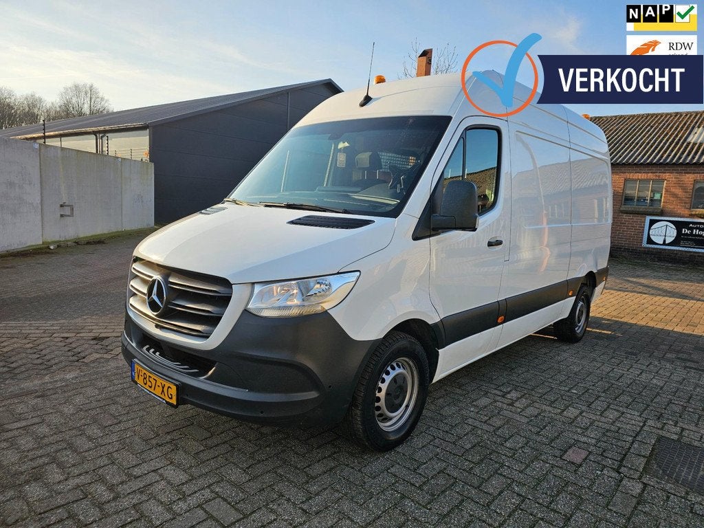 Mercedes-Benz Sprinter 314 2.2 CDI L2H2,Apk,Nap,Werkplaats,T, Automaat, Stof, Gebruikt, Wit